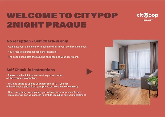 Pop 2night - Self Check-in Aparthotel Prague